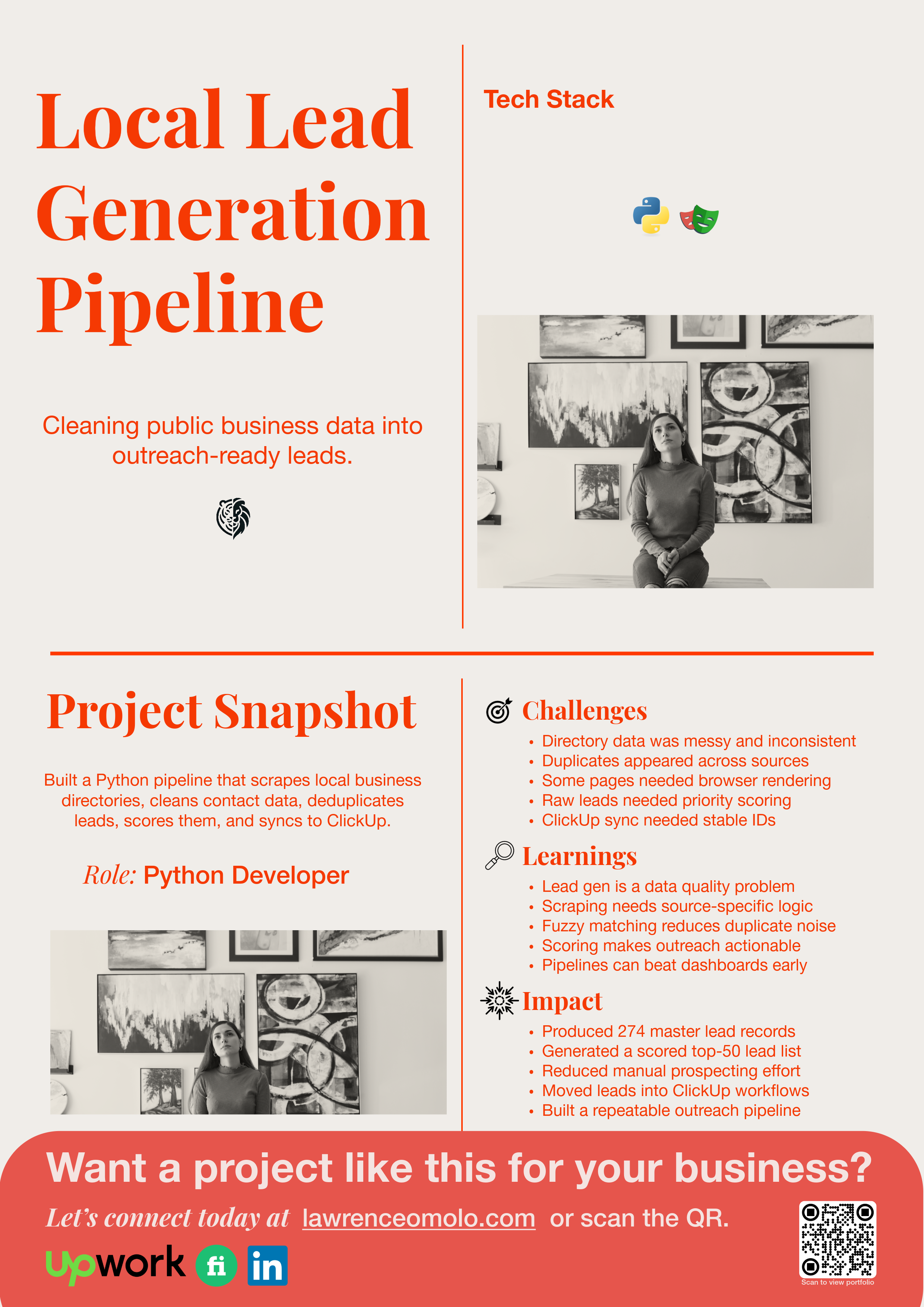 Local Business Lead Generation Pipeline