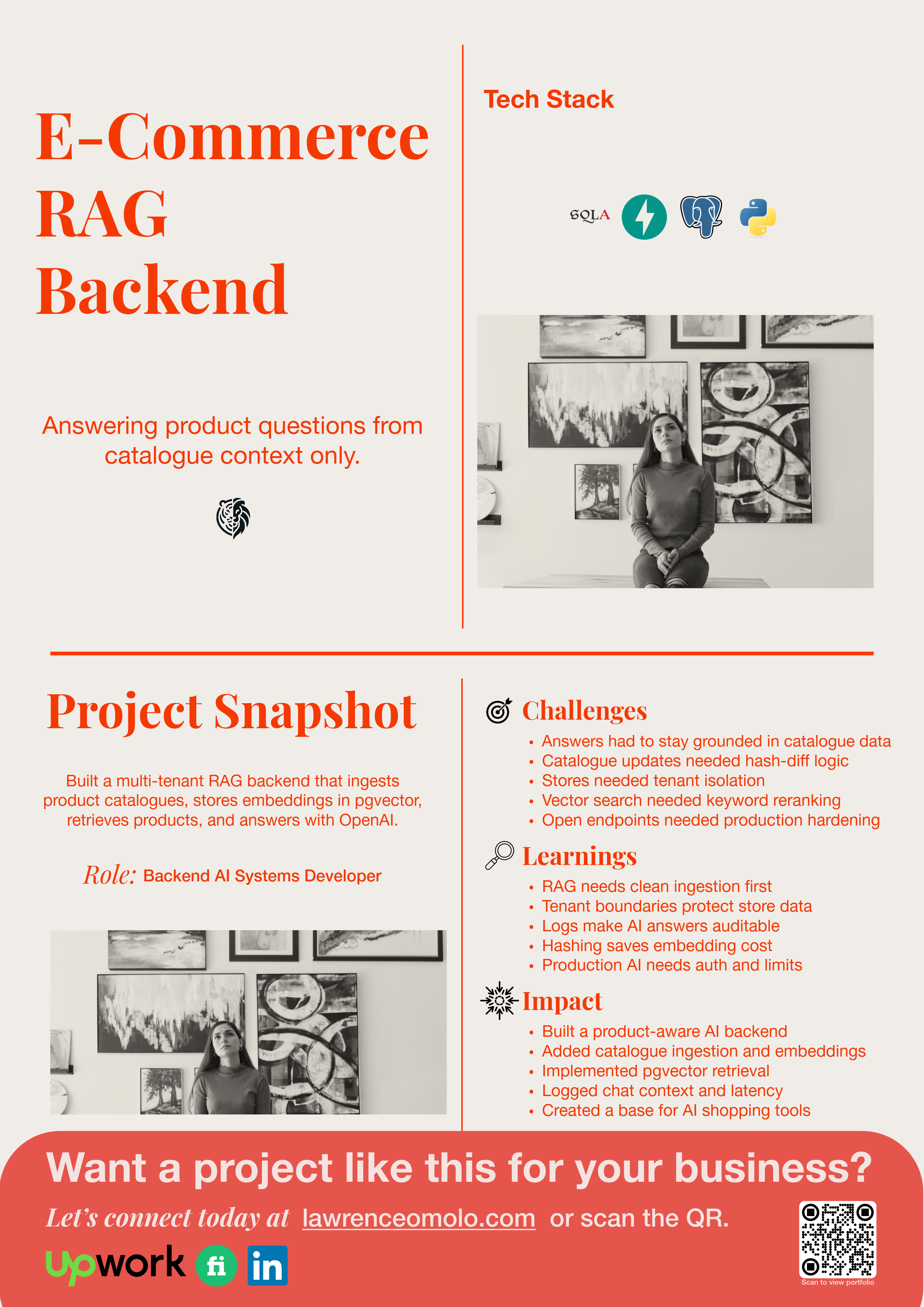 Multi-Tenant RAG Backend for E-commerce Q&A